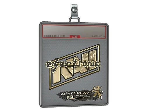 Sticker Slab | electronic (Gold) | Antwerp 2022