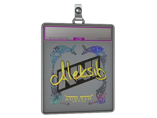 Klistermärkesfodral | Aleksib (holo) | Austin 2025