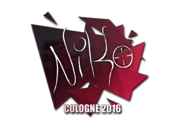 Klistermärke | NiKo | Cologne 2016
