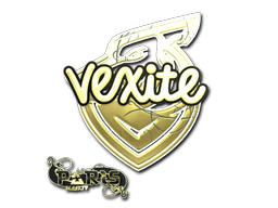 Klistermärke | vexite (Guld) | Paris 2023