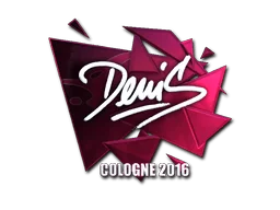 Klistermärke | denis (Foil) | Cologne 2016