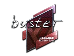 Naklejka | buster (foliowana) | Boston 2018
