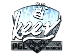 Klistermärke | keev (Foil) | Krakow 2017