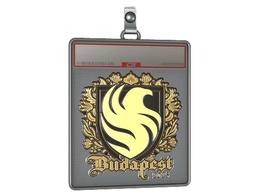 Placa de Adesivo | Falcons (Dourado) | Budapeste 2025