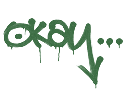 Sealed Graffiti | Okay (Jungle Green)