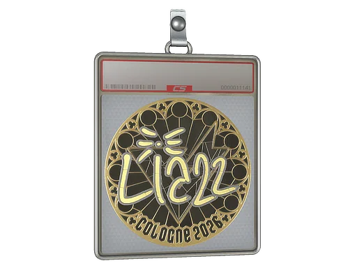 Placa de pegatinas | Liazz (dorada) | Colonia 2026
