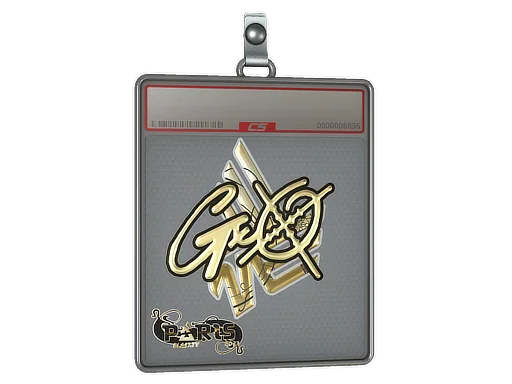 Placa de Adesivo | gxx- (Dourado) | Paris 2023