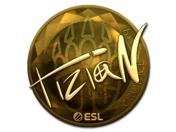 Aufkleber | tiziaN (Gold) | Kattowitz 2019