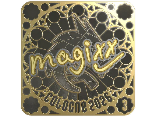 Pegatina | magixx (dorada, con clasificación) | Colonia 2026