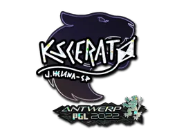 Pegatina | KSCERATO (purpurina) | Amberes 2022