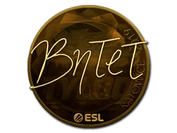 Aufkleber | BnTeT (Gold) | Kattowitz 2019