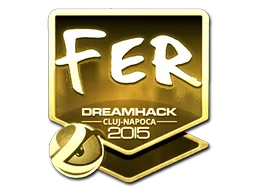 Aufkleber | fer (Gold) | Klausenburg 2015