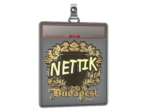 印花板 | nettik（金色）| 2025年布达佩斯锦标赛