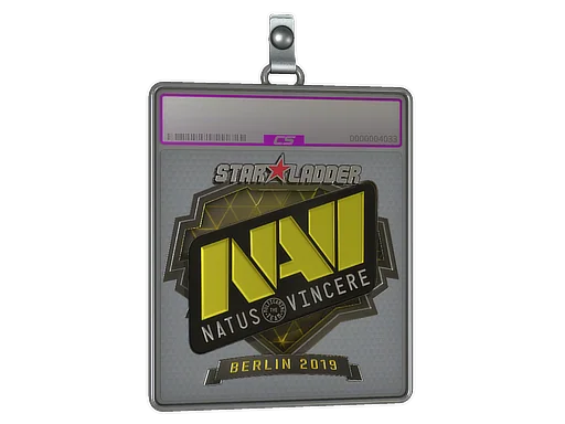 Placa de pegatinas | Natus Vincere (reflectante) | Berlín 2019