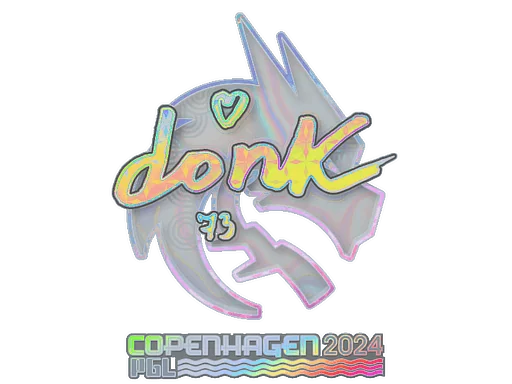 Aufkleber | donk (Holo) | Kopenhagen 2024