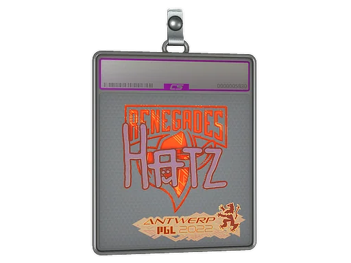Sticker Slab | hatz (Holo) | Antwerp 2022