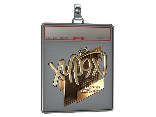 Pokrowiec na naklejkę | Xyp9x (złota) | Boston 2018