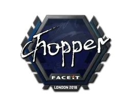 Klistermärke | chopper | London 2018
