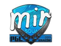 Klistermärke | mir | Krakow 2017