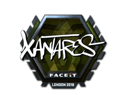 Klistermärke | XANTARES (Foil) | London 2018