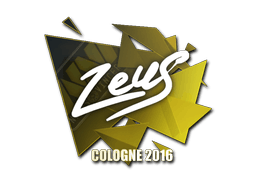 Pegatina | Zeus | Colonia 2016