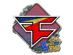 Naklejka | FaZe Clan (brokatowa) | Rio 2022