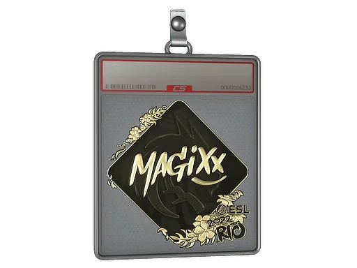 Klistermärkesfodral | magixx (guld) | Rio 2022