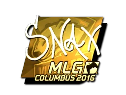 Sticker | Snax (Gold) | MLG Columbus 2016