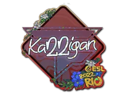 Klistermärke | karrigan (glitter) | Rio 2022