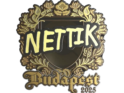 印花 | nettik（金色）| 2025年布达佩斯锦标赛