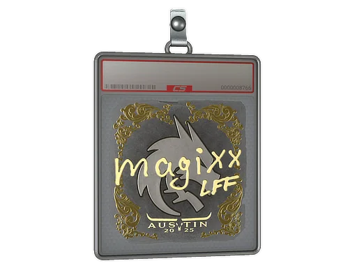 Klistermärkesfodral | magixx (guld) | Austin 2025