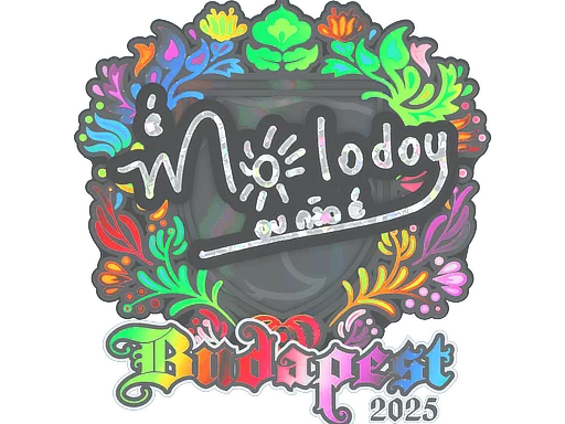 Adesivo | molodoy (Holográfico) | Budapeste 2025