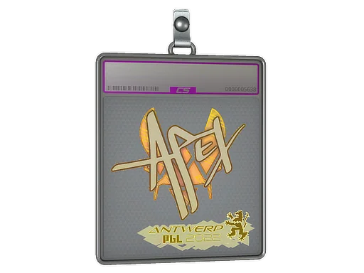 Sticker Slab | apEX (Holo) | Antwerp 2022