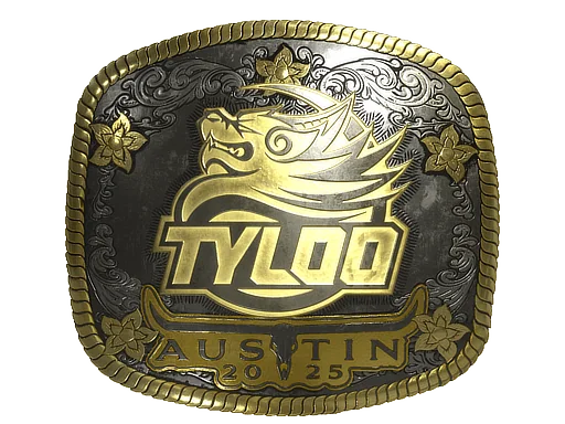 Pegatina | TYLOO (dorada) | Austin 2025