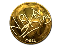 Aufkleber | NBK- (Gold) | Kattowitz 2019