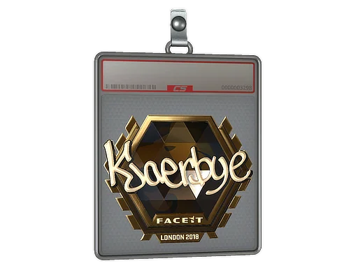Aufkleberhülle | Kjaerbye (Gold) | London 2018