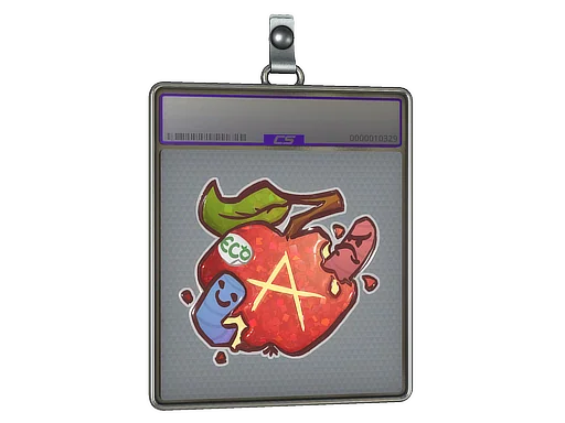 Sticker Slab | Apple A Day (Glitter)