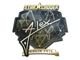 Aufkleber | ALEX (Gold) | Berlin 2019