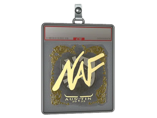 Placa de Adesivo | NAF (Dourado) | Austin 2025