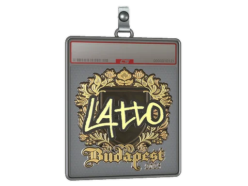 Sticker Slab | latto (Gold) | Budapest 2025