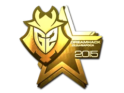 Klistermärke | G2 Esports (Guld) | Cluj-Napoca 2015