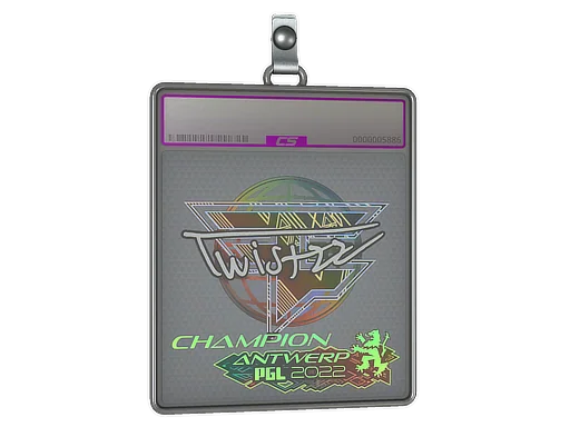 Placa de pegatinas | Twistzz (holográfica, campeón) | Amberes 2022