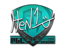 Klistermärke | HEN1 | Krakow 2017