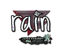 Klistermärke | rain (Glitter) | Antwerp 2022