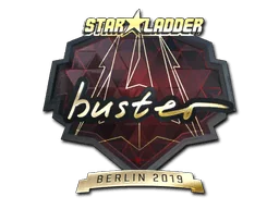 Aufkleber | buster (Gold) | Berlin 2019