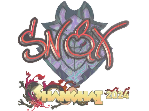 Klistermärke | Snax (holo) | Shanghai 2024