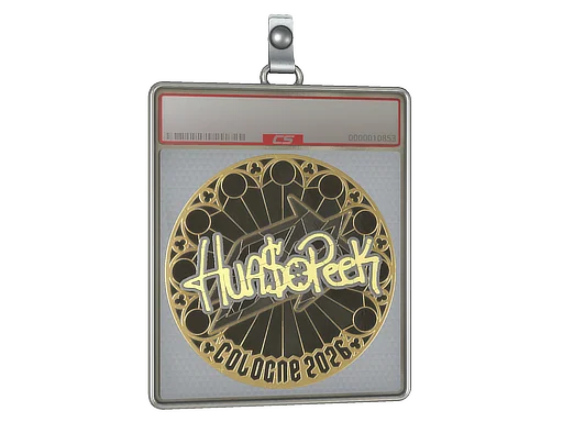 Placa de pegatinas | HUASOPEEK (dorada) | Colonia 2026