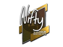Naklejka | Nifty | Boston 2018