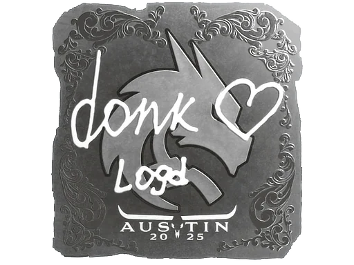 Adesivo | donk (Brilhante) | Austin 2025