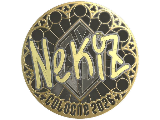 Klistermärke | NEKiZ (guld) | Cologne 2026